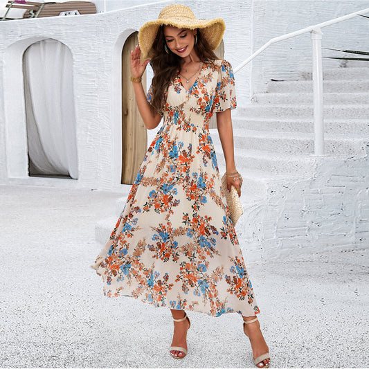 Camelline | Buntes und elegantes Kleid - ModenKunst